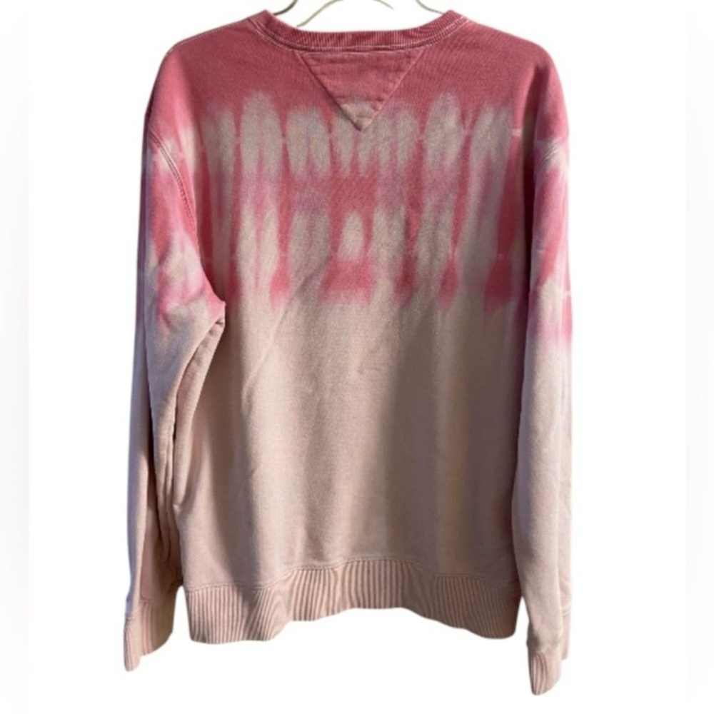 Tommy Jeans Pink Tie-Dye Sweatshirt Y2K men Medium - Picture 2 of 7